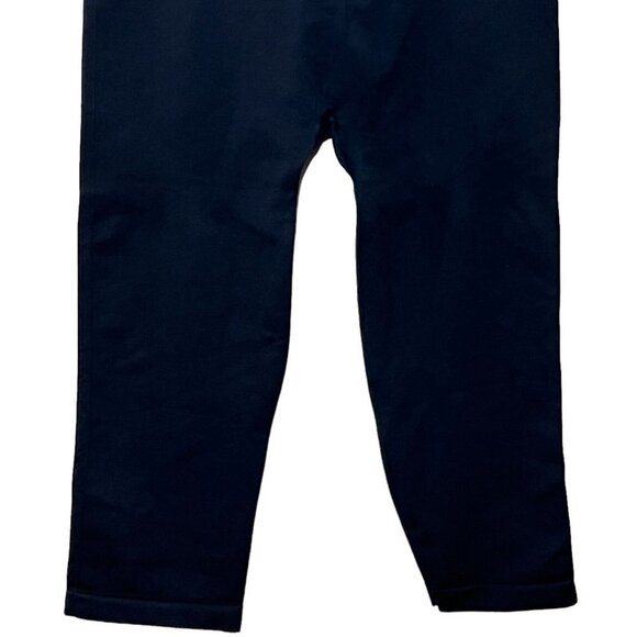 Blanqi Maternity Support Crop Leggings Navy Blue Women’s Size Medium Stretch - Picture 8 of 10